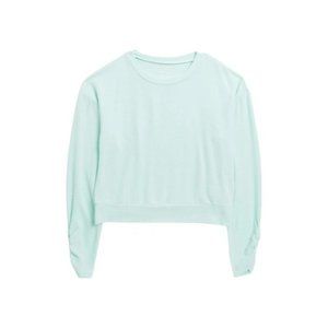 Z By Zella Girl Kids' Ella Cozy Pullover In Green Brook Medium